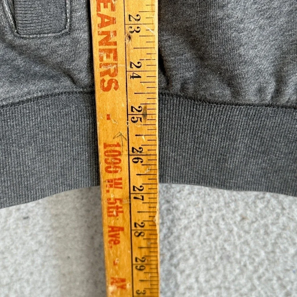 L.L. Bean Jacket Mens Large Grey Flannel Lined Bomber Traditional Fit Full Zip